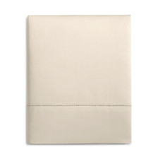 Hudson Park Collection T10208 Pumice Supima Cotton Flat Sateen Sheet Size Queen