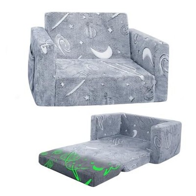 Toddler Couch,Toddler Chair,Kids Sofa Chair 2-in-1 Baby Seat Furniture Fold 