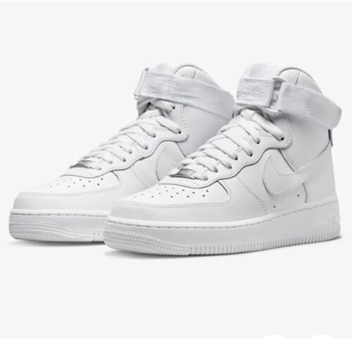 Nike Women's Air Force 1 High (White/White-White-White, US Footwear Size System, - Picture 2 of 5