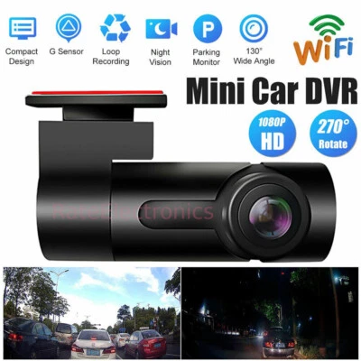 HD 1080P Lens Dash Cam Car DVR Front Camera Video PIR Night Vision G Sensor USA