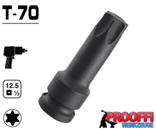 TORX Kraft Schlagschrauber Stecknuss T 70 Steckschlüssel Nuss T-Profil Lang