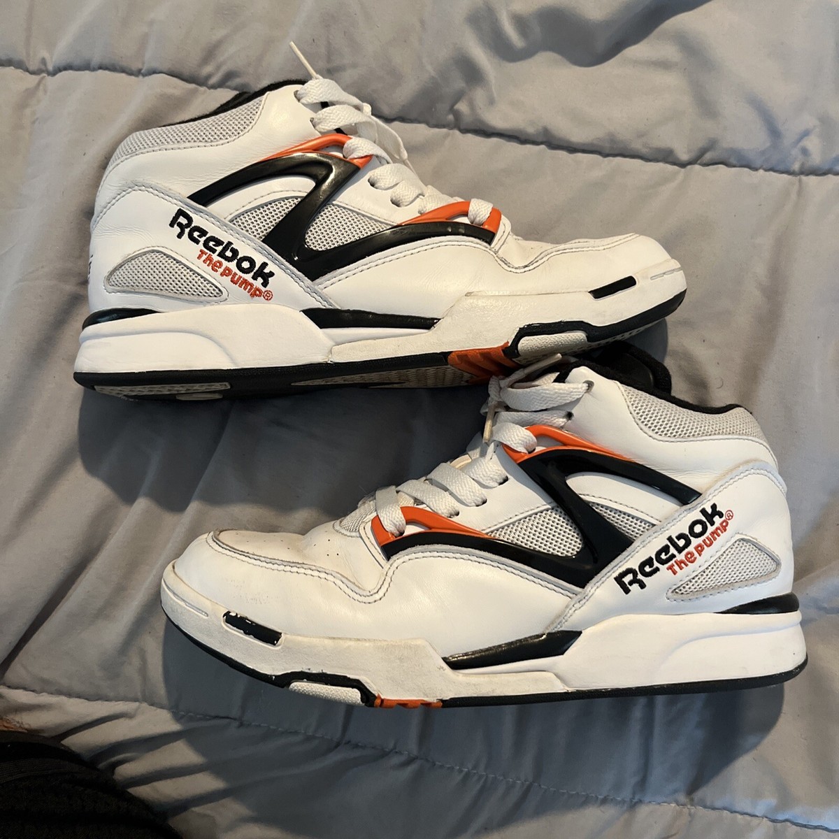 reebok pumps dee brown white