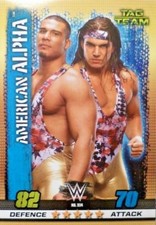 TOPPS CARD WWE SLAM ATTAX 10TH EDITION N.314 AMERICAN ALPHA TAG TEAM