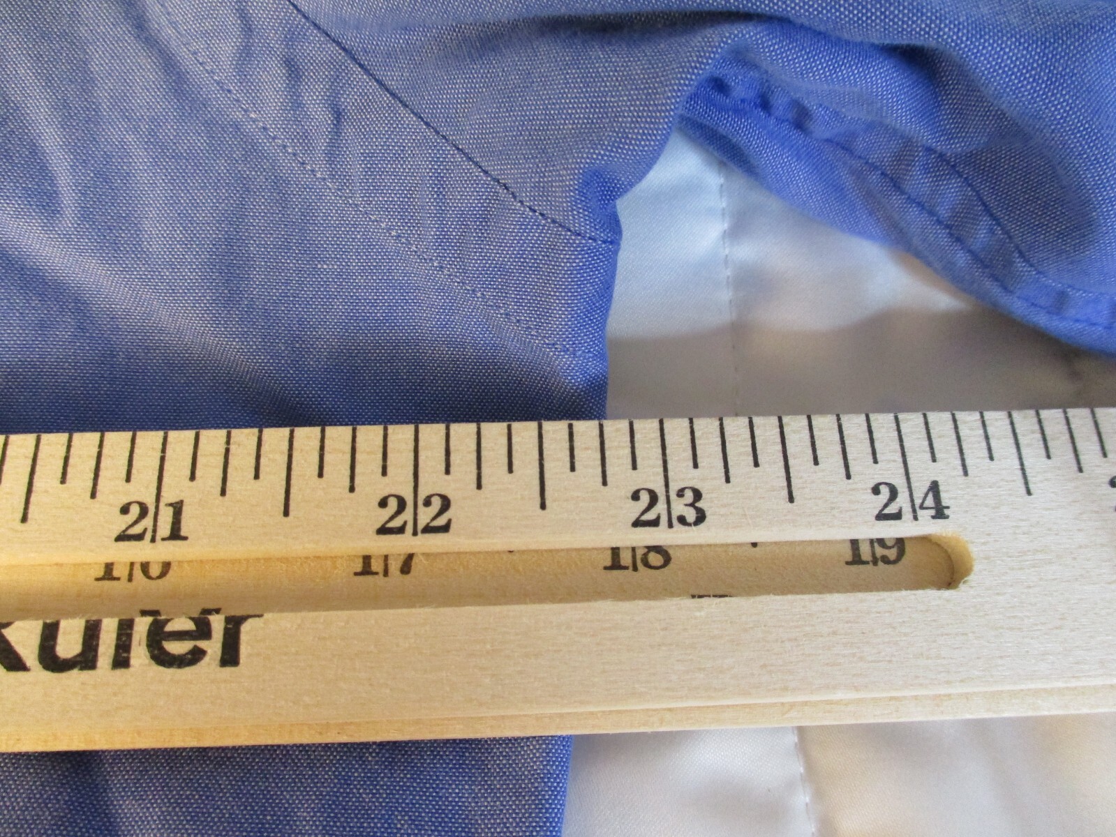 Ralph Lauren Camicia Uomo 16 33 Yarmouth 100% Cotone Pinpoint Oxford Blu Pony