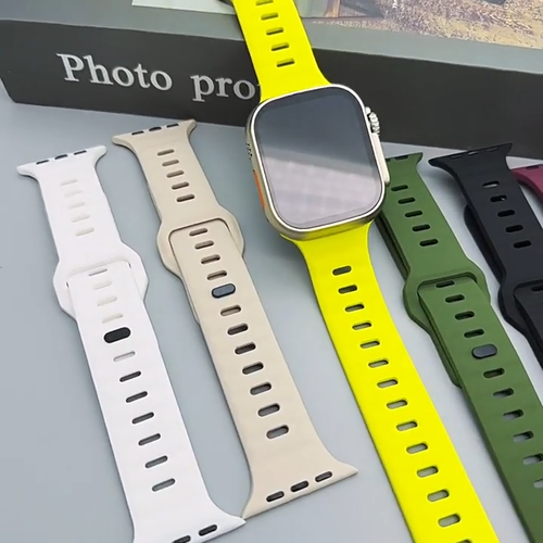 Silikonowy pasek sportowy do Apple Watch Ultra 49mm 8 7 SE 6 5 4 38/41/42/45mm Pasek - Film 1 z 1
