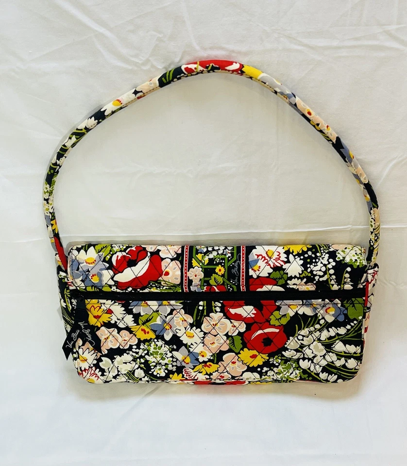 Bolso de mano Vera Bradley Poppy Fields Knot Just A sin asas con correa para el hombro floral Foto 2 de 3