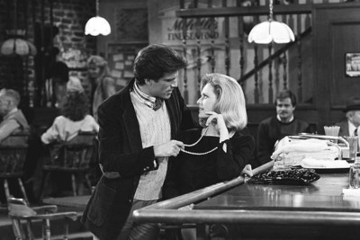 Ted Danson als Sam Malone Claudia Cron on Cheers 1985 4x6 Foto