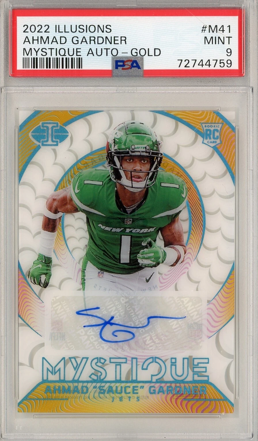 Sauce Gardner Panini Illusions Mystique Autographs #M41 Gold