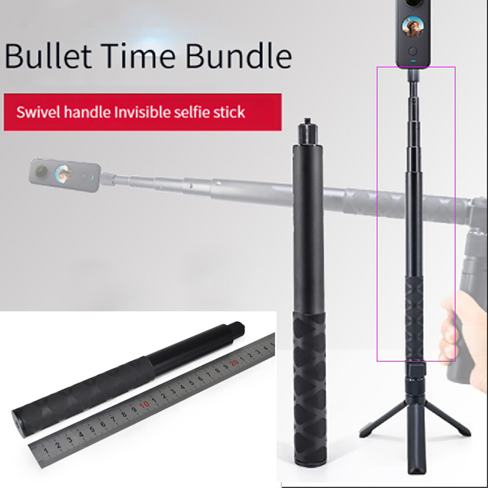 1x Selfie Stick 1/4 Inch Screw for Insta360 X3, ONE RS, ONE X2,ONE