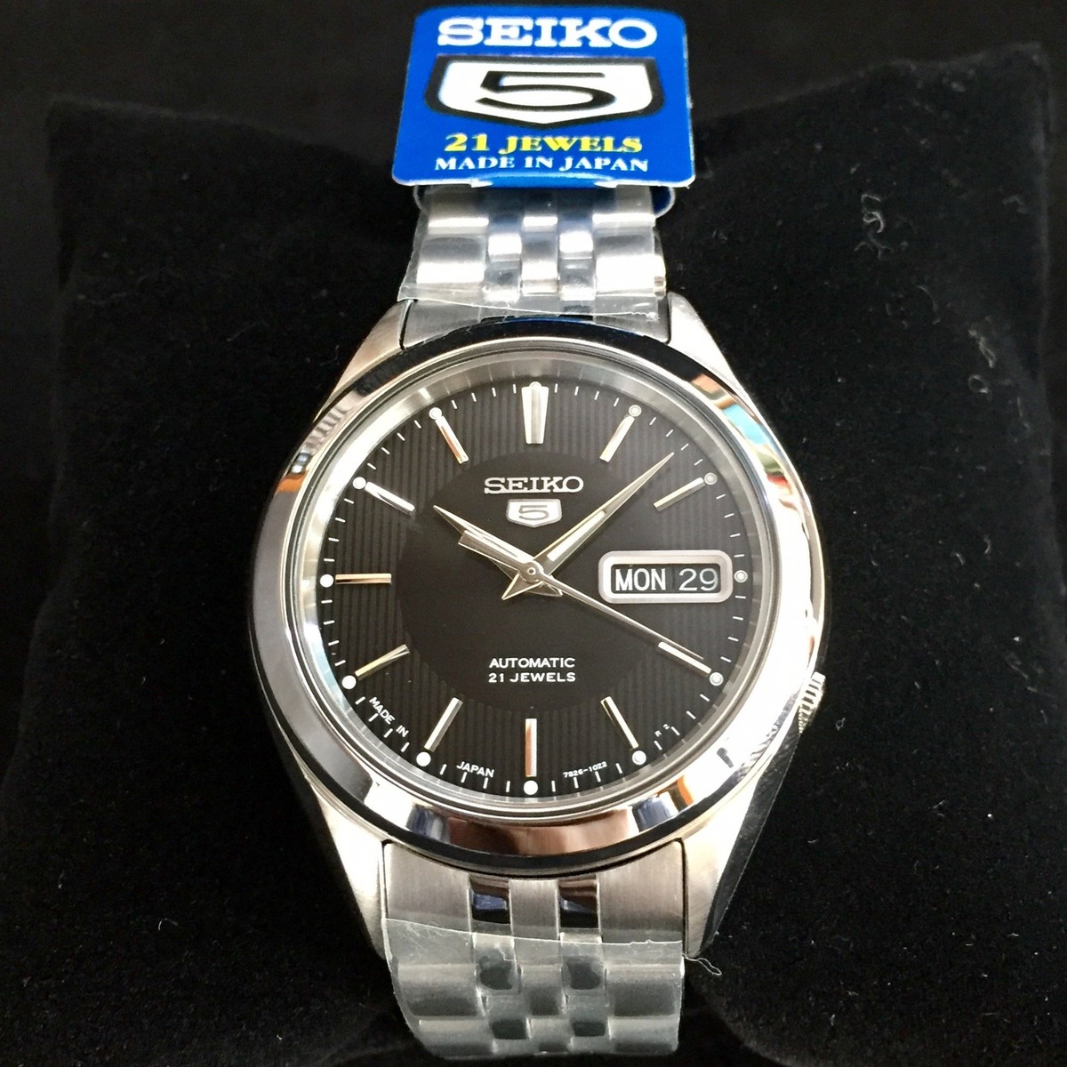 SEIKO 5 SNKL23 SNKL23J1 21 Jewels Automatic Japan Made 30m