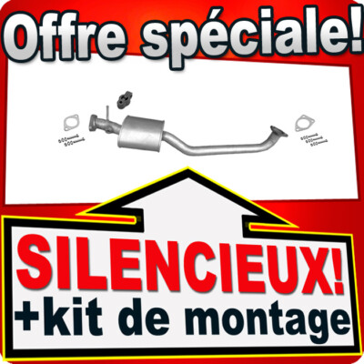 Silencieux Intermédiaire Pour Mitsubishi Pajero Pinin 2.0D (2000-2007) - Neuf, Kit De Montage Inclus
