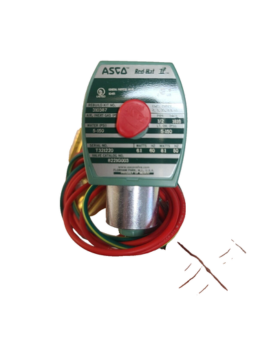 ASCO Redhat Messing 120V Slow Close Wassermagnet. 3UL36. Neu. 8221G003 - Bild 2 von 7