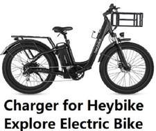 fast 3A Charger For Heybike Explore Electric Bike Fat Tire Step-Thru Ebike