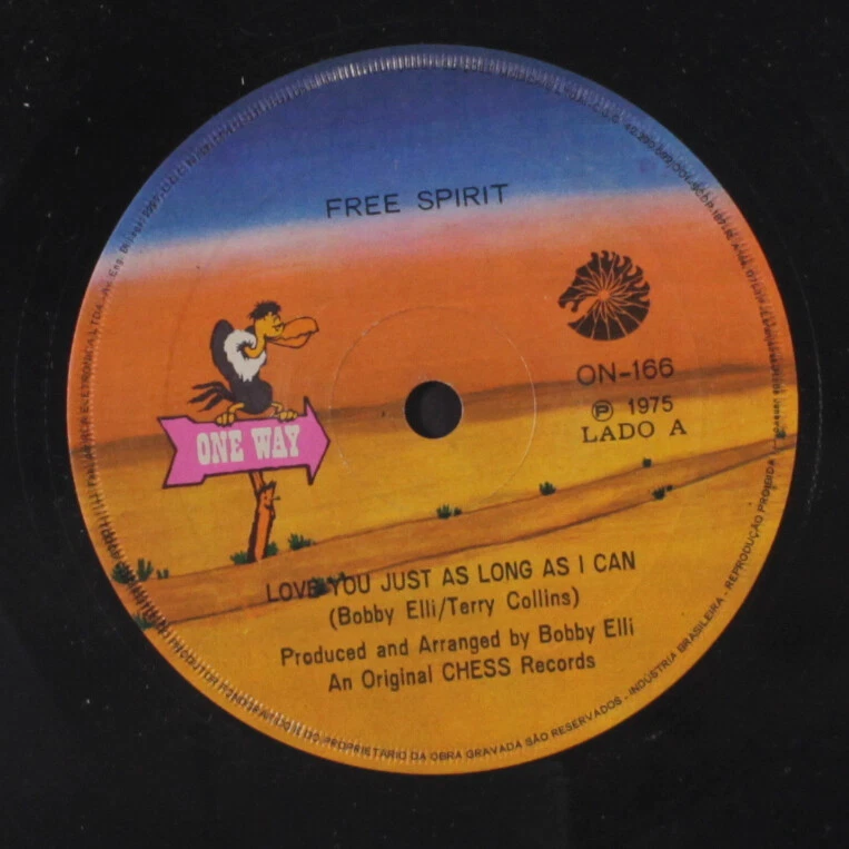 FREE SPIRIT: love you just as long as i can / instrumental ONE WAY 7"  Single | eBay