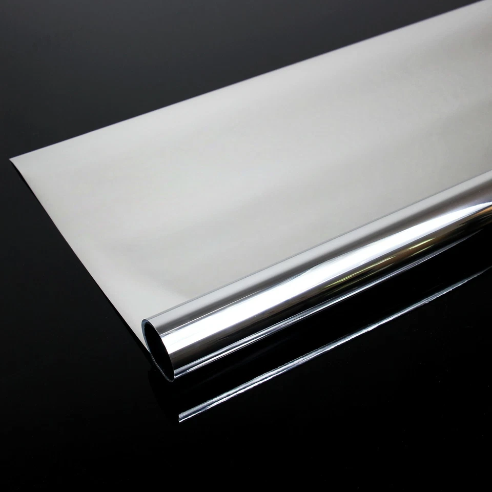 5,49€/m² Pellicola a Specchio per Finestra Vetro Dischi Spia autoadesiva - Immagine 2 di 4