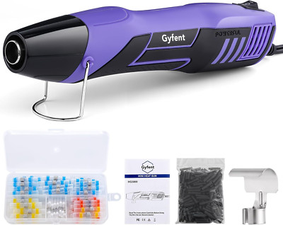 Heat Gun with 100Pcs Solder Seal Wire Connectors & 200Pcs Heat Shrink Tubing, 66