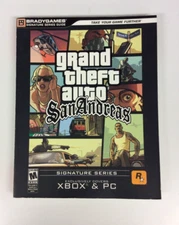 Grand Theft Auto: San Andreas Official Strategy Guide Brady Xbox PC Rockstar