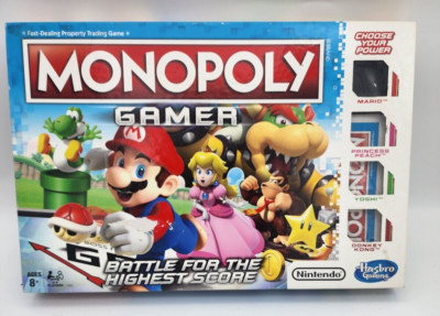 2017 HASBRO NINTENDO MONOPOLY GAMER GAME MARIO BROS. EDITION (COMPLETE)