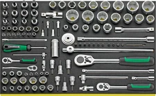 Stahlwille TOOL SET IN TOOL-CONTROL TRAY-SYSTEM 96830192 Set with  91 Psc. TCS 4