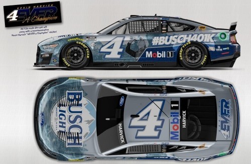 KEVIN HARVICK 2023 BUSCH LIGHT #BUSCH401K 1/24 ACTION - Picture 2 of 3