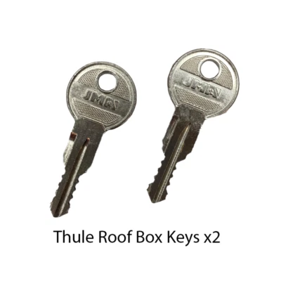 Repuesto Thule Caja de Techo Llavero Techo Barra Llave Corte a Código x 2