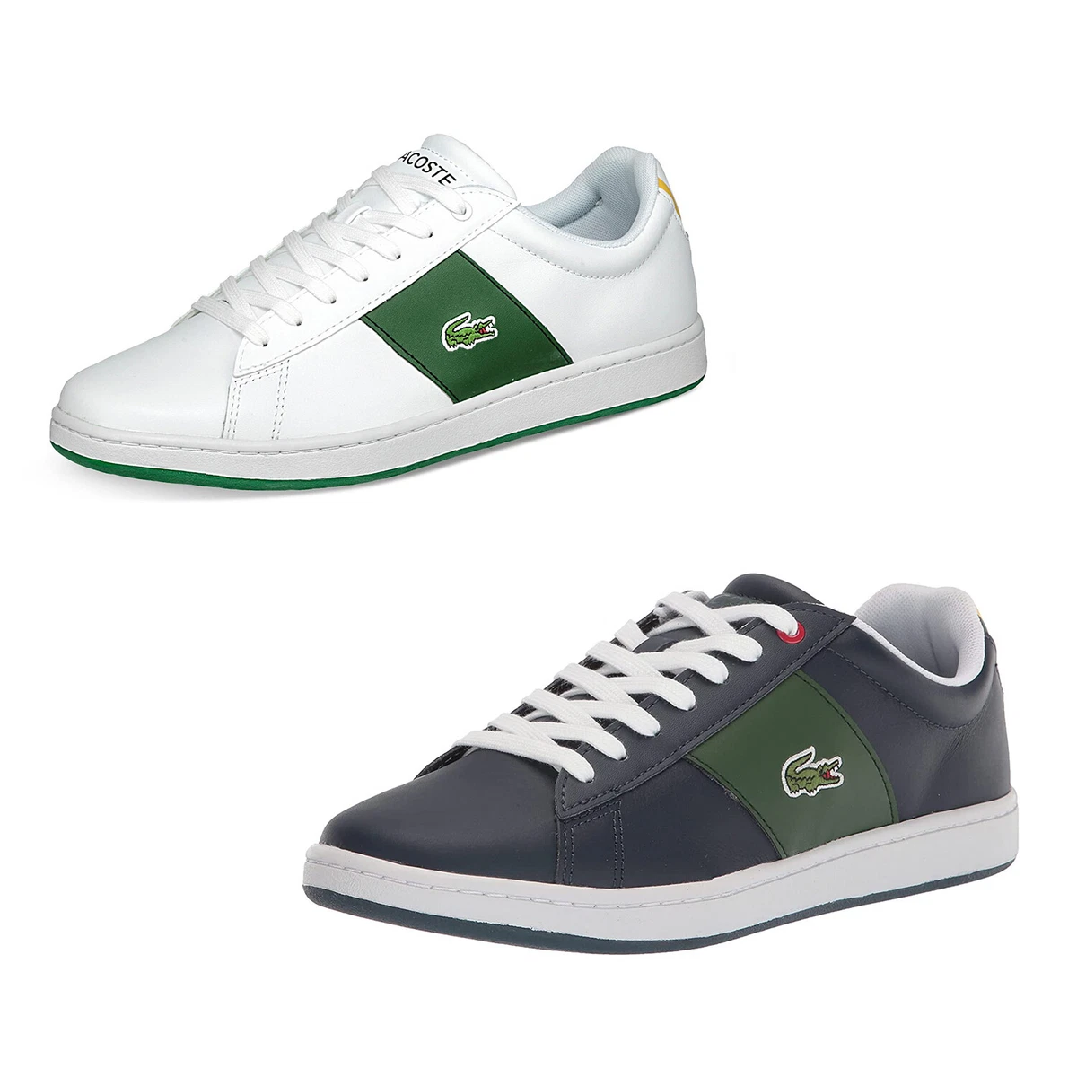 Lacoste Mens Shoes CARNABY Casual Sneakers NEW Authentic |