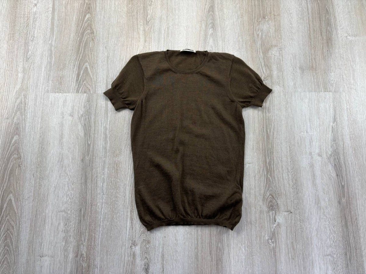 Womens t shirt Jil Sander Size 34 Color Brown | eBay