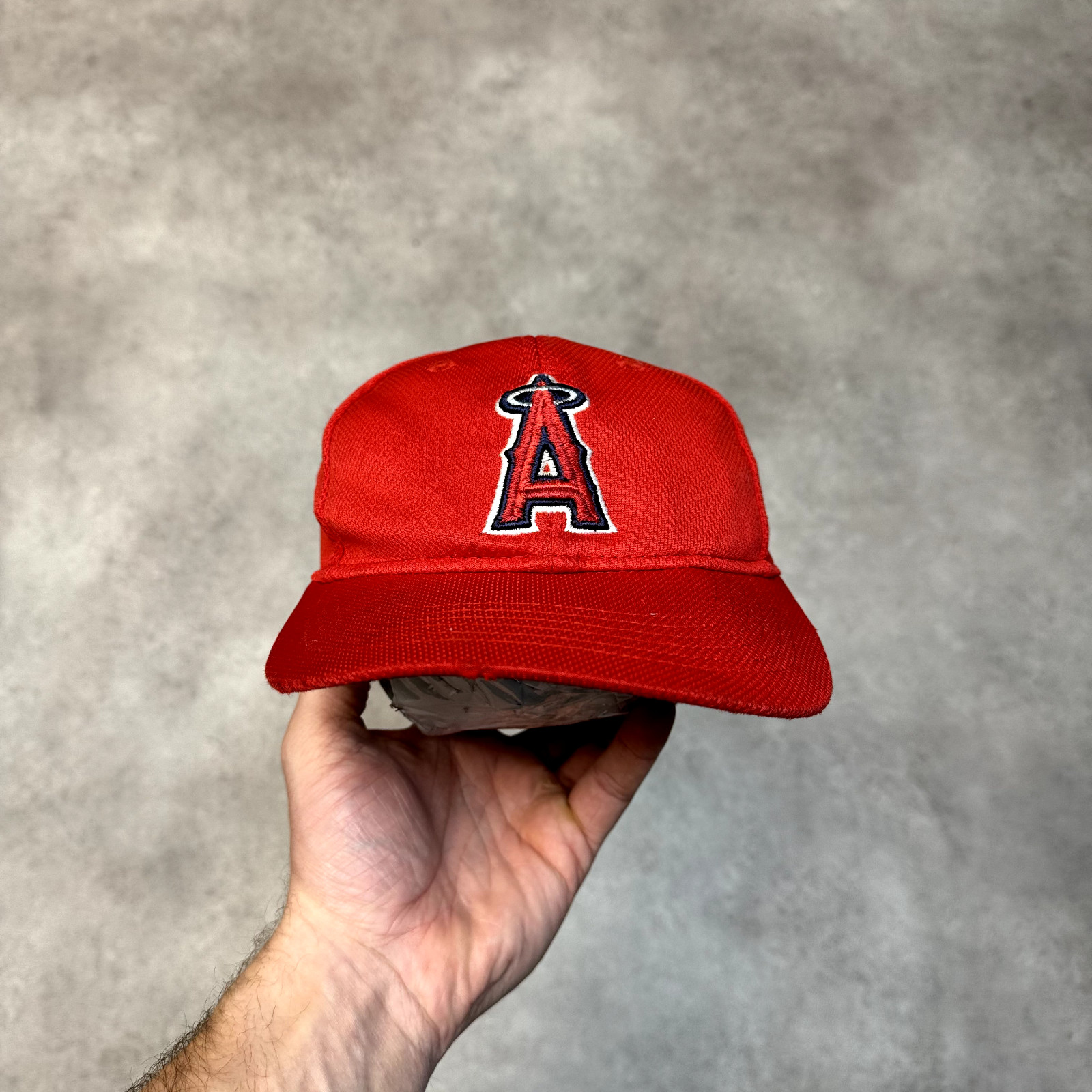 LA Angels Baseball Hat Kids MLB OC Sports Vintage USA Cap Strap Back Red image 3