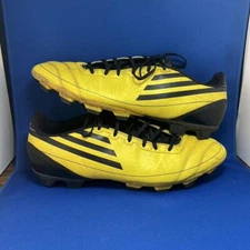 Adidas F10 Adizero FG 2010 Yellow Black Football Boots Cleats Size US 12