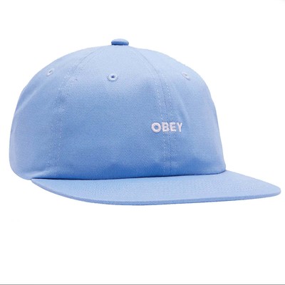 Obey Bold Twill 6 Panel Strapback - Blue