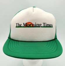 The Morning Times Snap Back Trucker Cap Hat Vintage Newspaper Bradford County