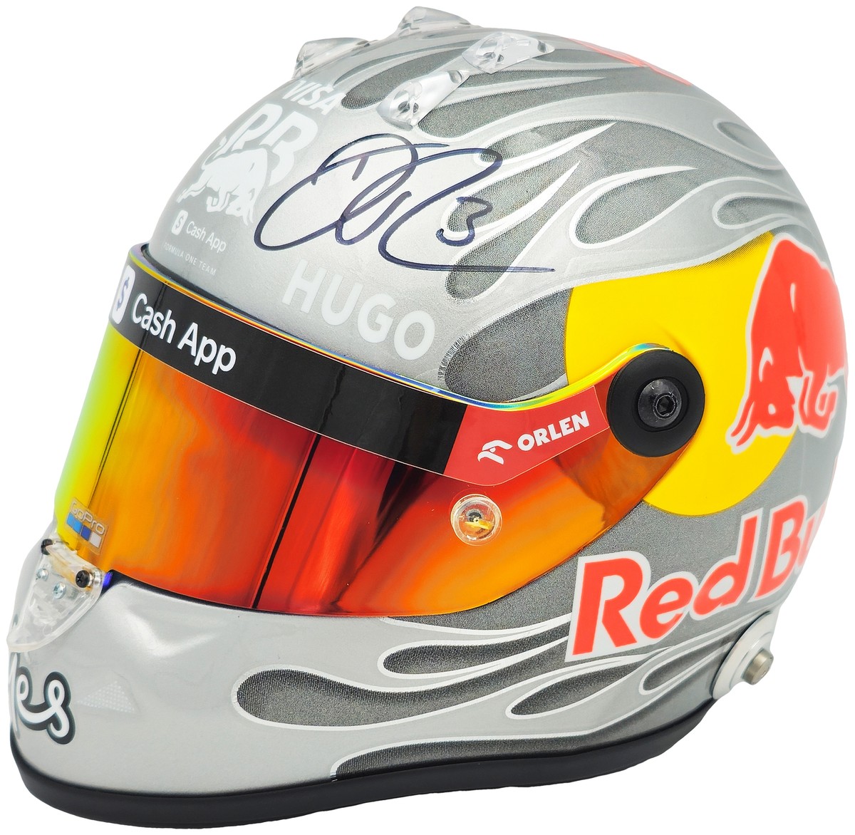 Daniel Ricciardo Signed Red Bull Racing Silver Authentic Mini