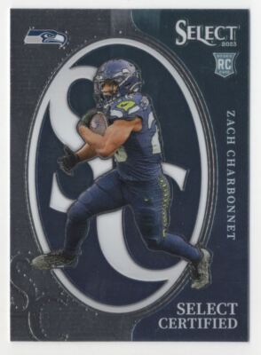 2023 Panini Select Certified Zach Charbonnet Rookie #CRO-ACH
