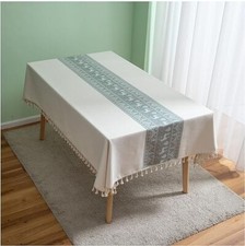 IDEAL GIFT NORDIC REINDEER CHRISTMAS RECTANGULAR TABLE CLOTH 180cm x 142cm