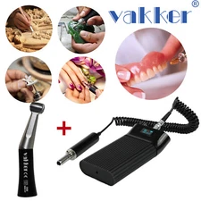 Dental Portable Brushless Electric Micro Motor + Contra Angle Handpiece E-TYPE