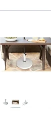 Style selections umbrella base white finish 1448657