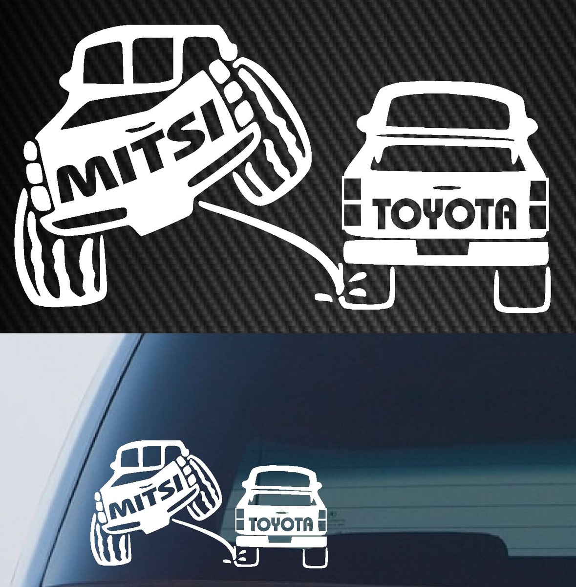 Hers Not His Rear Window Sticker – R&E Wraps And Graphics LTD - Foto 4