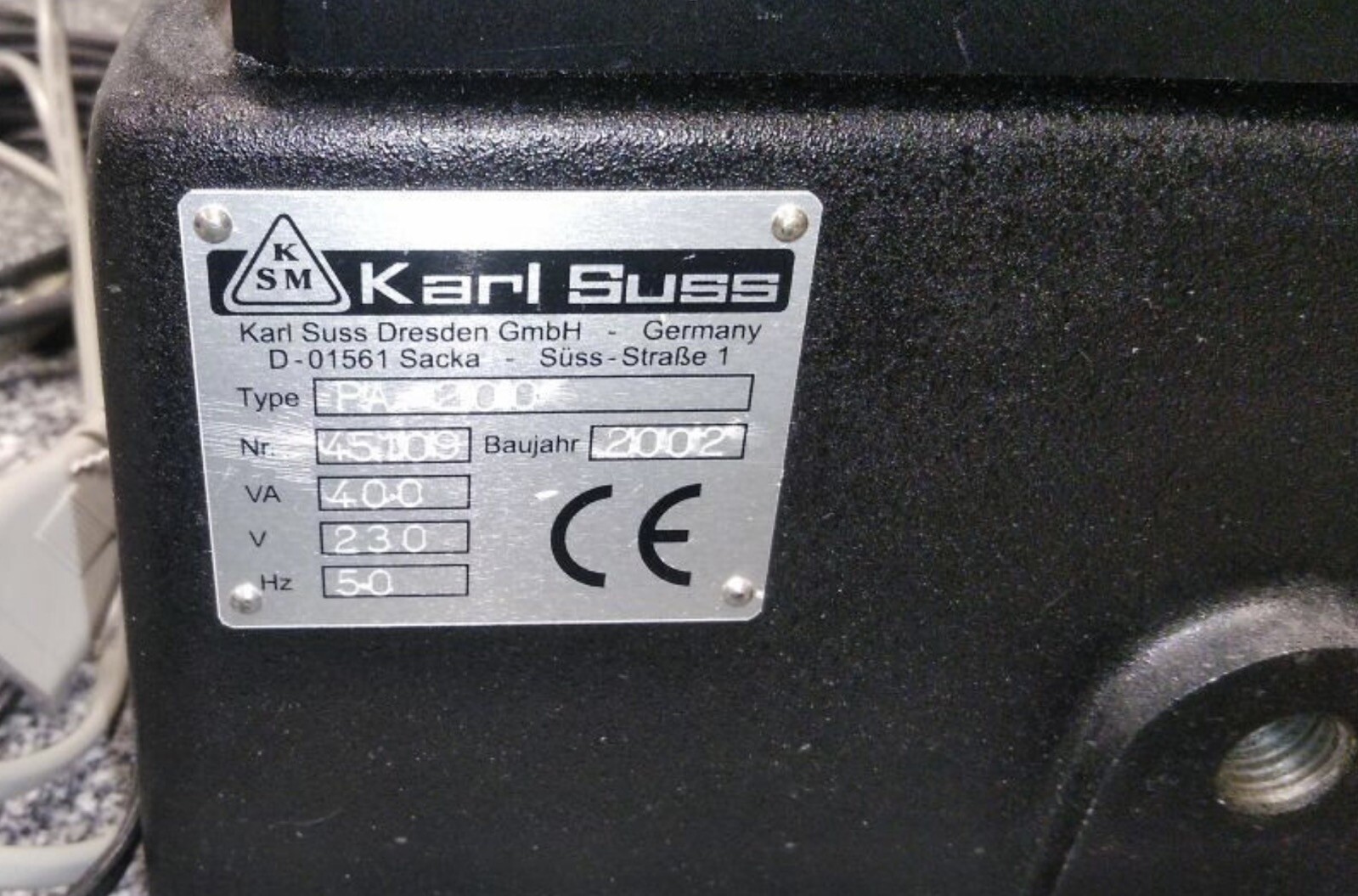 Karl Suss PA200 Wafer Prober 8 Zoll 200mm Bj 2002 – Bild 2