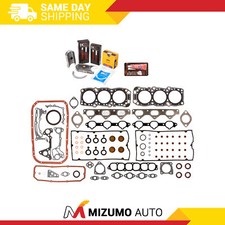 Full Gasket Set Bearings Rings Fit 91-99 Mitsubishi 3000gt Dodge Stealth 6g72