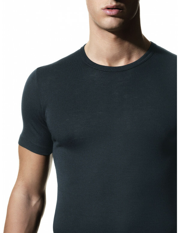 Maglia Uomo Marca Ragno Serie WSK Lana E Seta Modello Girocollo A - Foto 5