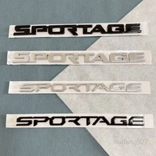 Auto Car Body Rear Trunk Lid Badge Emblem SPORTAGE Decal 3D Name Sticker