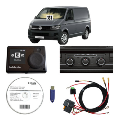 Standheizung Zuheizer + Webasto MultiControl für VW T6 7E TDI ohne Climatronic