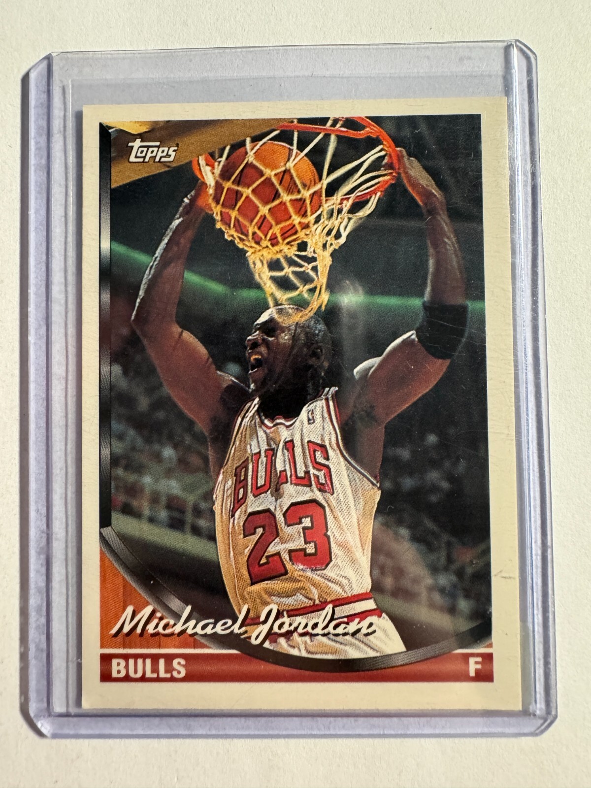 K153,985 - 1993-94 Topps Gold #23 Michael Jordan UER