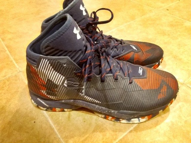 stephen curry shoes 2.5 men orange