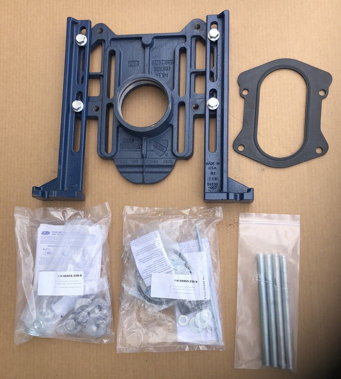 Zurn Toilet Wall Mount Cast Iron SJ Trim Kit L Coupling Part P1203