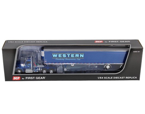 Instock DCP 1:64 Kenworth W990 Day Cab w/53' Utility Reefer Trailer - Picture 5 of 5