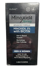 5 Minoxidil Hair Growth Spray - for Men  Women - 2 x 1 fl oz bottles