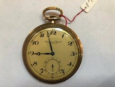 IWC International Watch Company Gold Pocket Schaffhausen Vintage Old 1920 1930