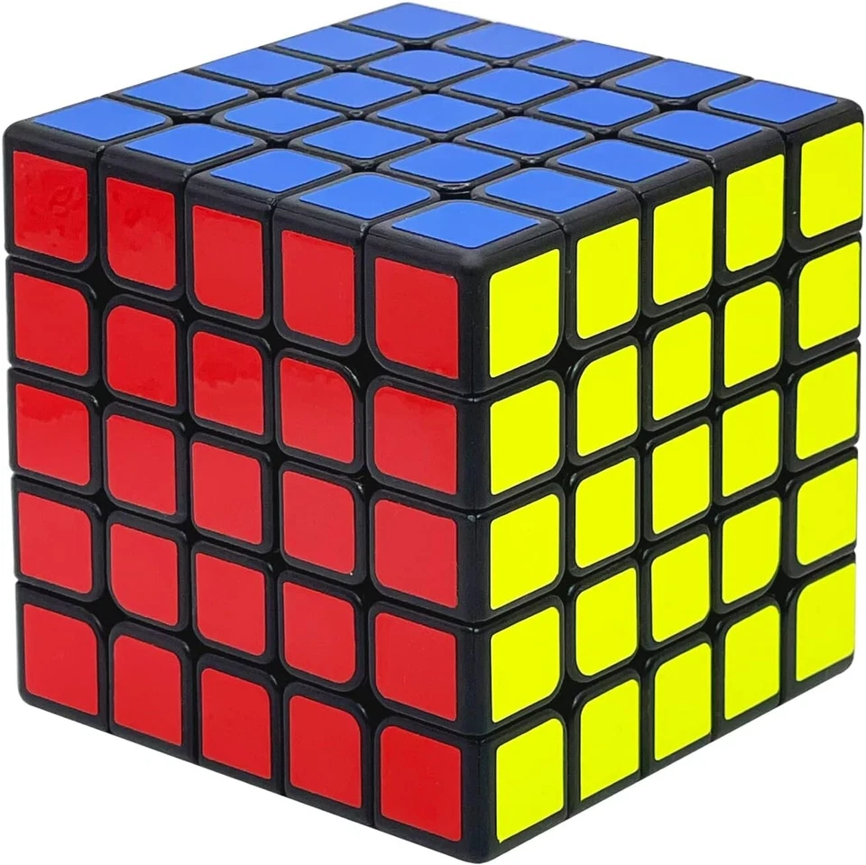 Nuevo QIYI 5x5x5 Velocidad Ultra Suave Cubo Mágico Puzzle Giro 5x5 Negro Foto 2 de 4