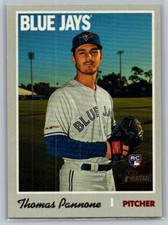 2019  Topps Heritage #715 Thomas Pannone Short Print (D)